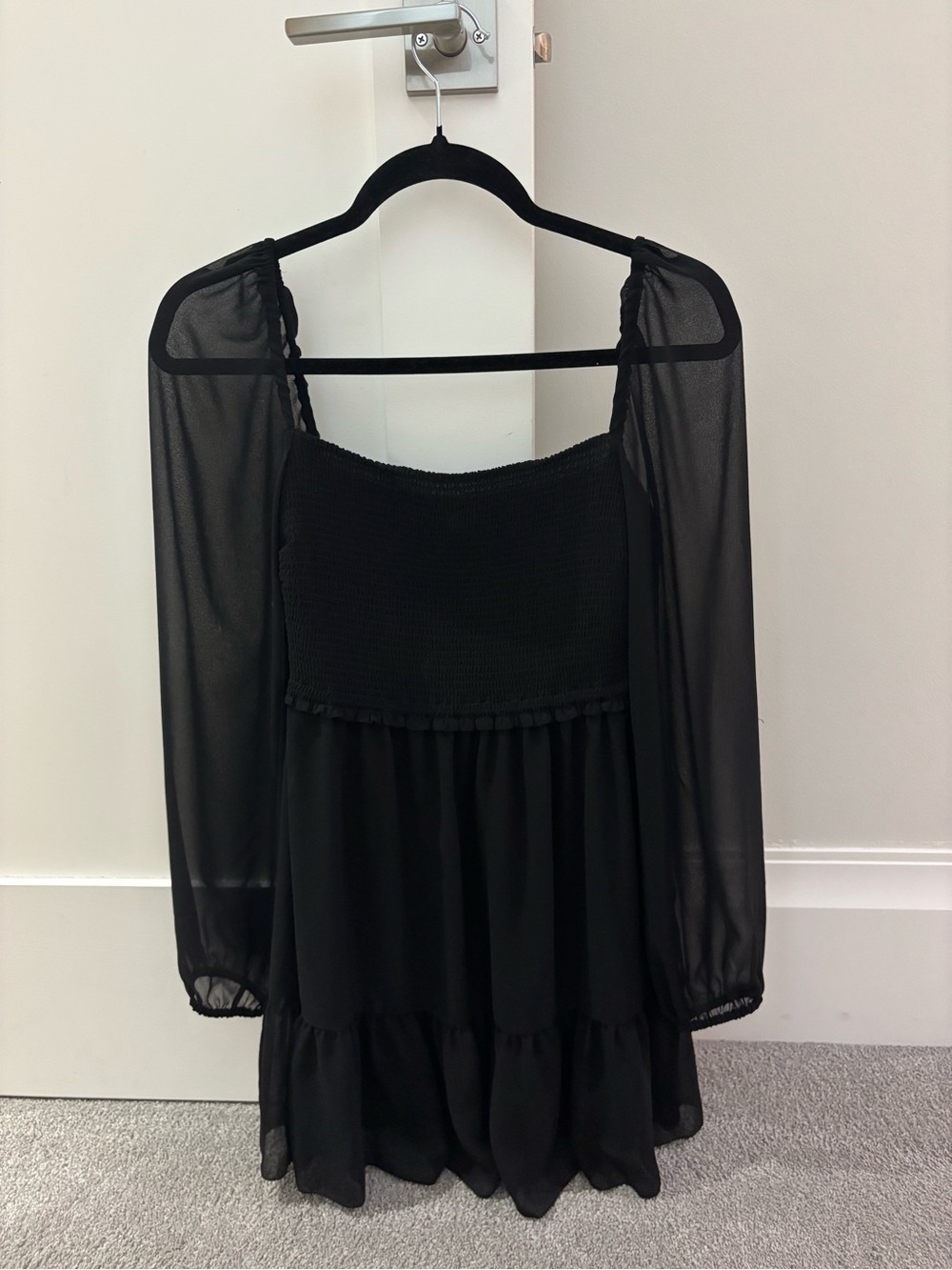 Wilfred Long Sleeve Mini Dress